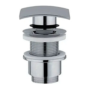 PILETTA CLIC CLAK CON TAPPO IN OTTONE QUADRATA CROMATA SENZA TROPPO PIENO 11/4   Idroweb