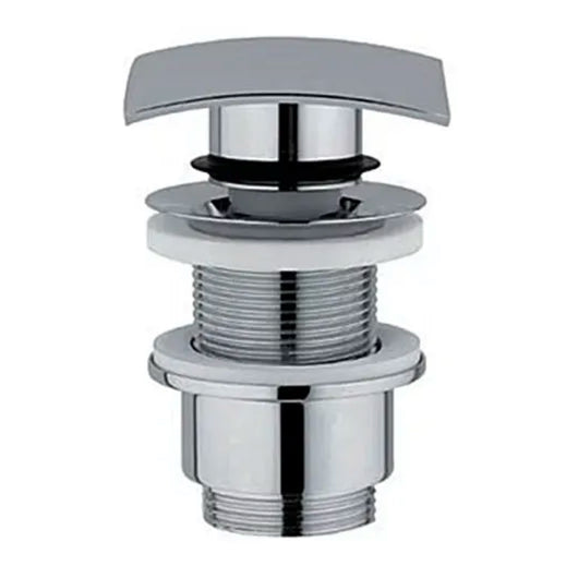 PILETTA CLIC CLAK CON TAPPO IN OTTONE QUADRATA CROMATA SENZA TROPPO PIENO 11/4   Idroweb