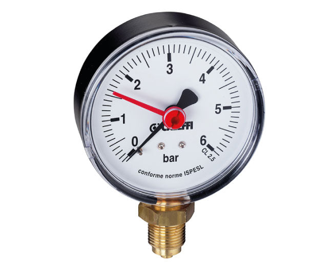 MANOMETRO ATTACCO RADIALE 3/8 0-10 BAR   CALEFFI SPA