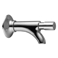 RUBINETTO A MURO CON PULSANTE FRONTALE 1/2 OTTONE CROMATO   IDRAL