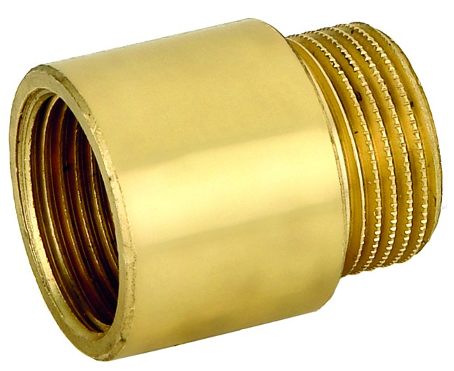 RACCORDO DIRITTO MASCHIO/FEMMINA IN OTTONE GIALLO SERIE 1500 1/2x30 MM   ICMA  S.P.A.