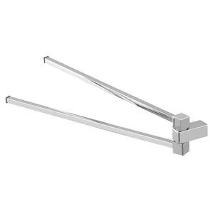 PORTASALVIETTE A SNODO IN ACCIAIO CROMATO MODELLO UNICA CM 40 Idroweb