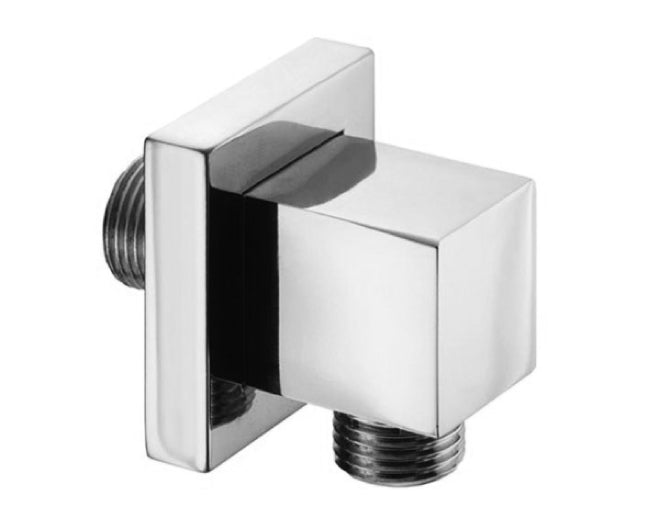 PRESA ACQUA A MURO QUADRATA OTTONE CROMATO 1/2   BOSSINI SRL