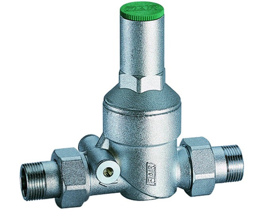 RIDUTTORE DI PRESSIONE A MEMBRANA PN25 CON BOCCHETTONE E ATTACCO MANOMETRO MODELLO 2810 1/2   FAR RUBINETTERIE