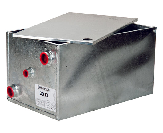 VASO ESPANSIONE APERTO ZINCATO LT 30   CORDIVARI SRL