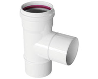 RACCORDO A T A 90  ° BIANCO  EE ¸80 M.M.F.   PUCCI SRL