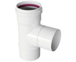 RACCORDO A T A 90  ° BIANCO  EE ¸80 M.M.F.   PUCCI SRL