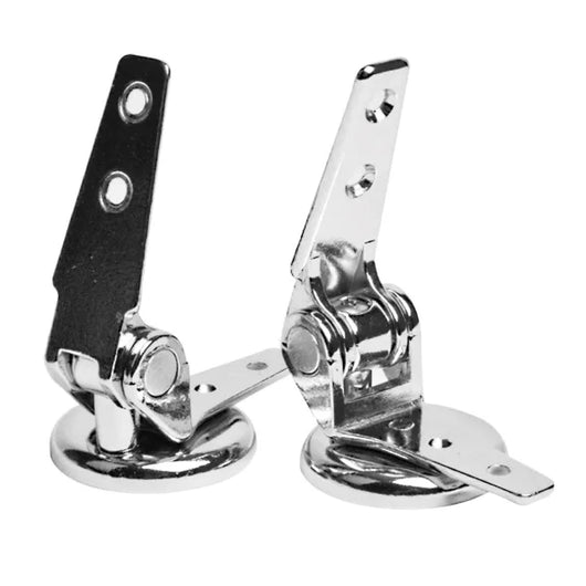 COPPIA CERNIERE IN OTTONE CROMATO MODELLO PESANTE    V.CA