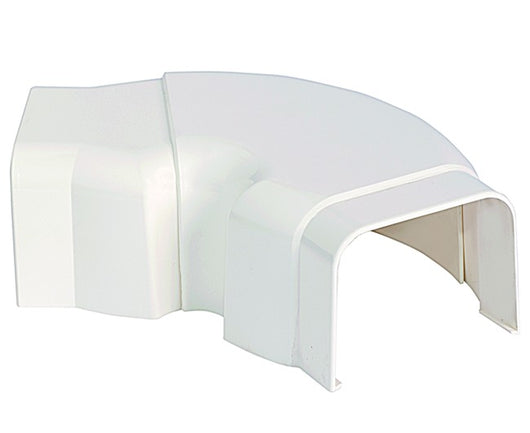 CURVA REGOLABILE PER CONDIZIONAMENTO IN PVC 90x65 MM   VECAM-CO S.P.A