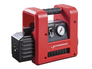 Pompa vuoto bistadio con elettrovalvola e vacuometro  85 l/min  Rothenberger italiana srl