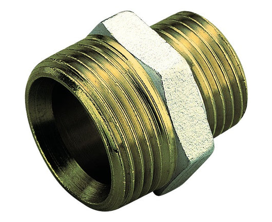 RACCORDO DIRITTO MASCHIO IN OTTONE GIALLO MODELLO WATERBLOCK-GN 3/4X1/2 ø16   TIEMME RACCORDERIE SPA