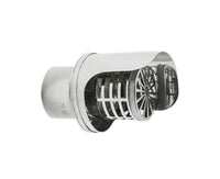 TERMINALE PELLET INOX AISI 304 ø 100