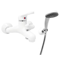 Rubinetto miscelatore monocomando vasca esterno con doccia serie nettuno  C/attacco duplex e flessibile mt 1,5  Rubinetteria paffoni spa