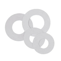 GUARNIZIONE IN GOMMA PIANA BIANCA 1/2   Idroweb