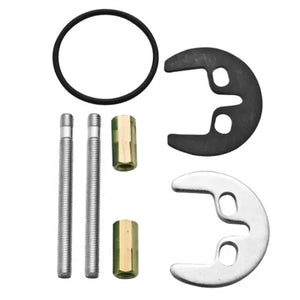 FISSAGGIO PER RUBINETTI 2 FORI CROMATO   Idroweb