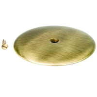 PIATTELLA COPRIPOZZETTO A PAVIMENTO COLORATA MM 150 BRONZATA   PORTA & BINI RUBINETTERIE SNC