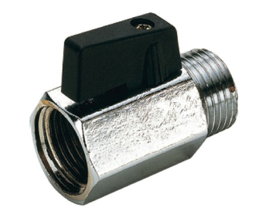 VALVOLA ARRESTO A SFERA MIGNON IN OTTONE CON LEVA MASCHIO FEMMINA 3/8   TIEMME RACCORDERIE SPA