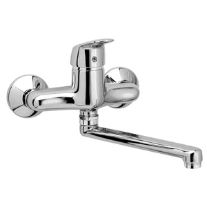 RUBINETTO MISCELATORE MONOCOMANDO PER LAVELLO A PARETE SERIE KAPPA 1/2   RUBINETTERIE EURORAMA S.P.A.