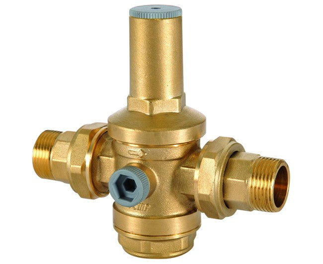 RIDUTTORE DI PRESSIONE A PISTONE PN25 CON BOCCHETTONE E ATTACCO MANOMETRO  MODELLO 271 3/4   ICMA  S.P.A.