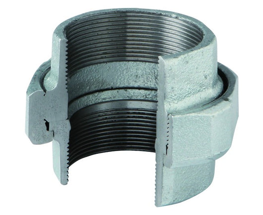 BOCCHETTONE FEMMINA FEMMINA IN GHISA MALLEABILE ZINCATO 11/2   GEORG FISHER