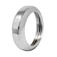 DADO PER CODOLO IN OTTONE CROMATO ø26X1   FRATELLI GIACOMINI SNC