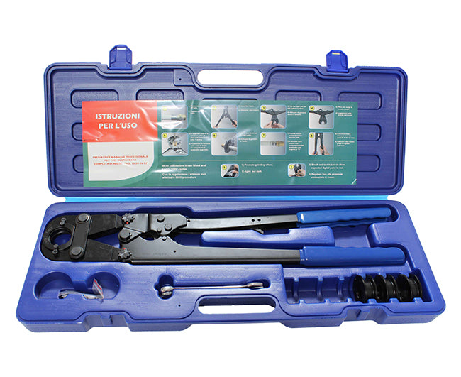 PRESSATRICE MANUALE PER RACCORDI TUBO MULTISTRATO ø16 - 32 MM   Idroweb