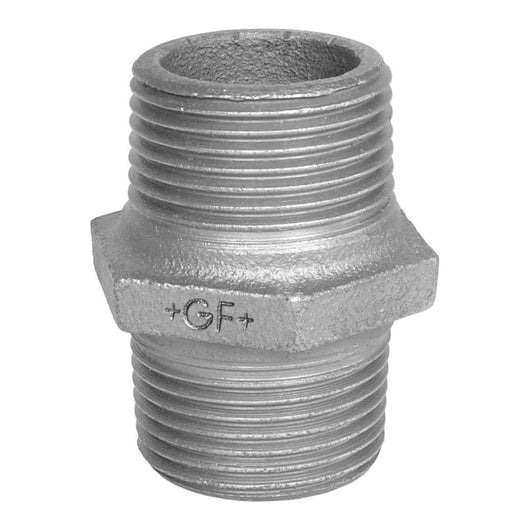 RACCORDO INTERMEDIO MASCHIO IN GHISA MALLEABILE ZINCATO 11/4   GEORG FISHER