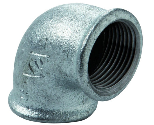 RACCORDO CURVO FEMMINA FEMMINA IN GHISA MALLEABILE ZINCATA 2   GEORG FISHER