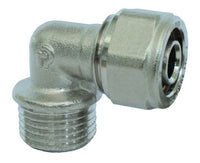 RACCORDO CURVO MASCHIO PER TUBO MULTISTRATO COMPLETO DI KIT 1/2 Ø16    PETTINAROLI