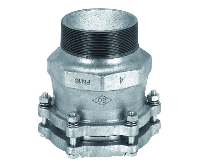 GIUNTO FILETTATO FLANGIATO MASCHIO ZINCATO 4   ATUSA EMPRESARIAL SL.