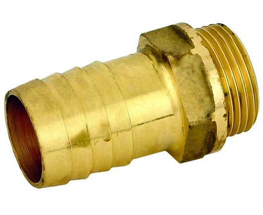 RACCORDO DIRITTO MASCHIO PORTAGOMMA IN OTTONE GIALLO PER POMPA SERIE 1000 ø20X3/4  PETTINAROLI