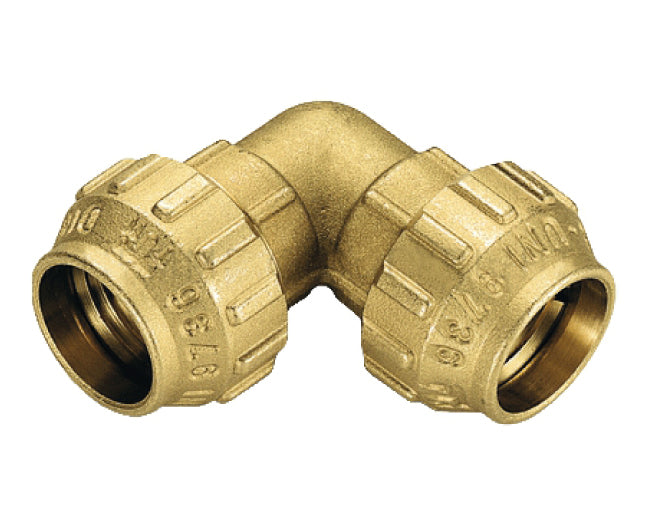 RACCORDO CURVO IN OTTONE DOPPIO ø20   TIEMME RACCORDERIE SPA