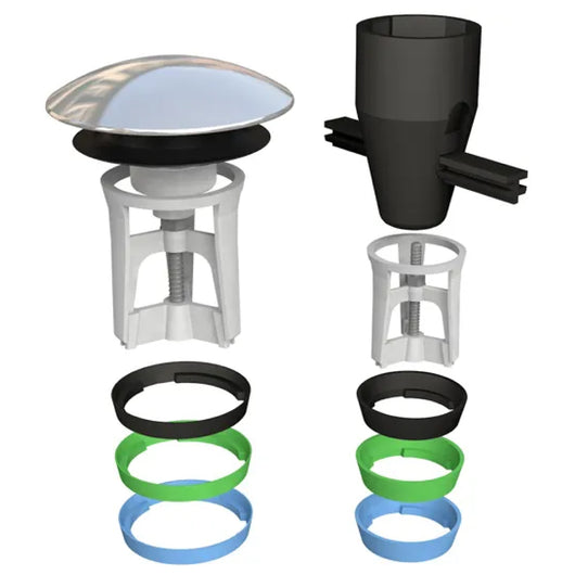 TAPPARELLO PER LAVABO/BIDET IN ABS/ACCIAIO INOX 11/4   BONOMINI S.R.L.