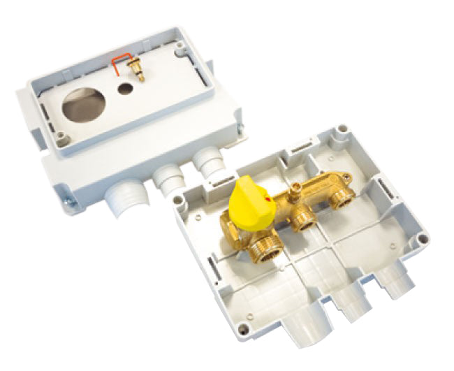 COLLETTORE PER GAS IN OTTONE GIALLO MODELLO 1874 M.1X M.3/4 2 VIE   TIEMME RACCORDERIE SPA