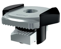 DADO DI CONNESSIONE COLLARI PER TUBI A PROFILI AGGANCIO RAPIDO - C/PIASTRA SUPERIORE   FISCHER ITALIA S.R.L.