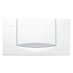 PLACCA DI COMANDO TASTO SINGOLO MODELLO 200F BIANCA   GEBERIT