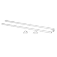 TELAIO ANGOLARE PER TENDA DOCCIA 80X80CM  BIANCO   Idroweb.