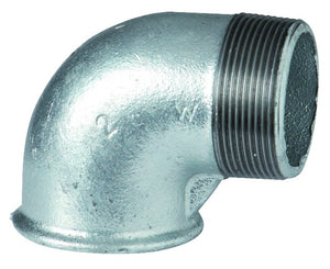 RACCORDO CURVO RIDOTTO MASCHIO FEMMINA IN GHISA MALLEABILE ZINCATA 4   GEORG FISHER