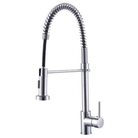 RUBINETTO MISCELATORE MONOCOMANDO PER LAVELLO CON DOCCETTA ESTRAIBILE SERIE BELLATRIX 3/8