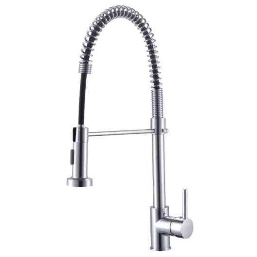 RUBINETTO MISCELATORE MONOCOMANDO PER LAVELLO CON DOCCETTA ESTRAIBILE SERIE BELLATRIX 3/8