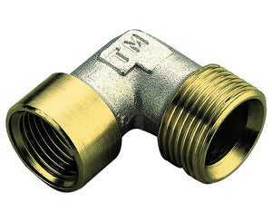 RACCORDO CURVO FEMMINA IN OTTONE GIALLO MODELLO WATERBLOCK-GN 1/2   TIEMME RACCORDERIE SPA