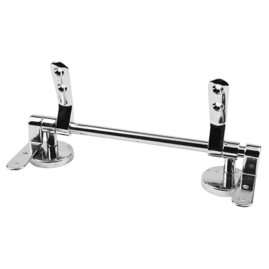 COPPIA CERNIERE IN OTTONE CROMATO    V.CA