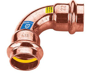 RACCORDO CURVO RAME 90  ° A PRESSARE FEMMINA FEMMINA SERIE FRABOPRESS KOMBI  EE ?28   FRA-BO SPA