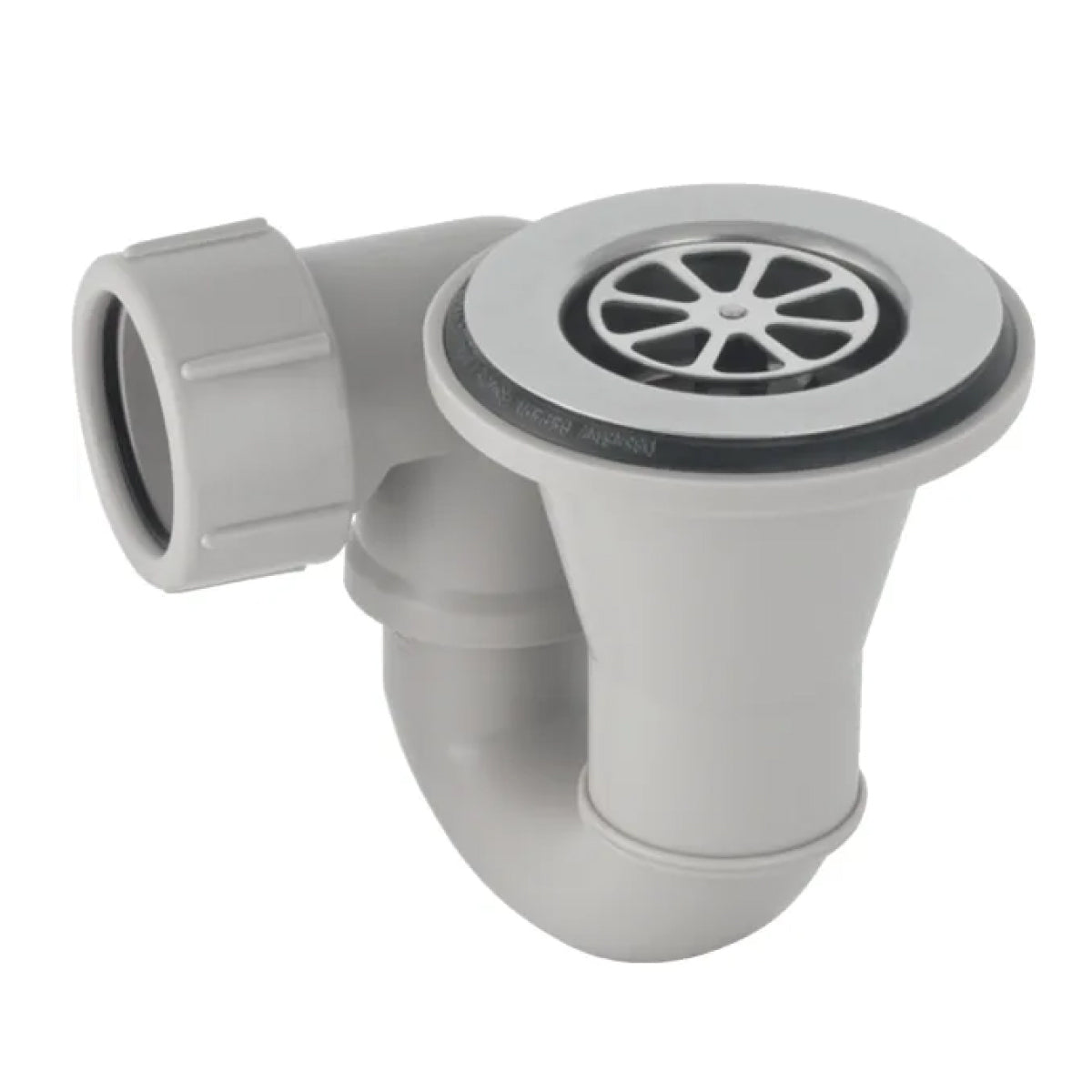 PILETTA SIFONATA IN ABS CON GRIGLIA CROMATA PER PIATTI DOCCIA ø60   GEBERIT