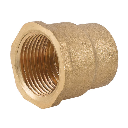 RACCORDO DIRITTO RIDOTTO FEMMINA/FEMMINA IN OTTONE GIALLO SERIE 1500 1/2X3/8   TIEMME RACCORDERIE SPA