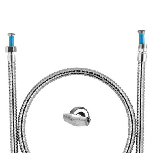 FLESSIBILE PER DOCCETTA ESTRAIBILE IN ACCIAIO INOX DOPPIA AGGRAFFATURA PER MONOFORO 15/1 M.X1/2F. CM 150I droweb