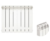 RADIATORE IN ALLUMINIO PRESSOFUSO MODELLO MAGMA+ 500/95  WATT 129  RAL 9010   FARAL