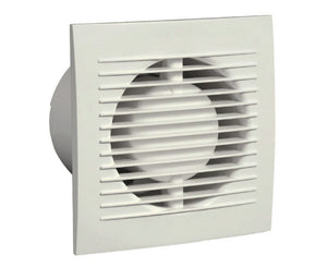 ASPIRATORE ELETTRICO IN ABS BIANCO ø120 - 150X162MM   VECAM-CO S.P.A