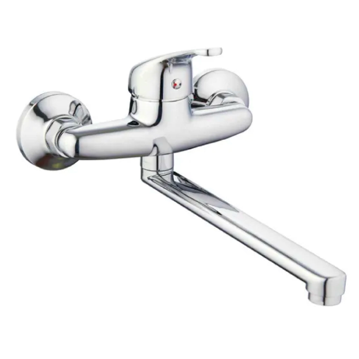 RUBINETTO MISCELATORE MONOCOMANDO PER LAVELLO A PARETE SERIE BLU 2.0 1/2