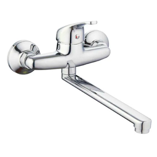 RUBINETTO MISCELATORE MONOCOMANDO PER LAVELLO A PARETE SERIE BLU 2.0 1/2